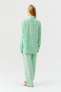 Chemise Millie à boutons imprimée - Medina