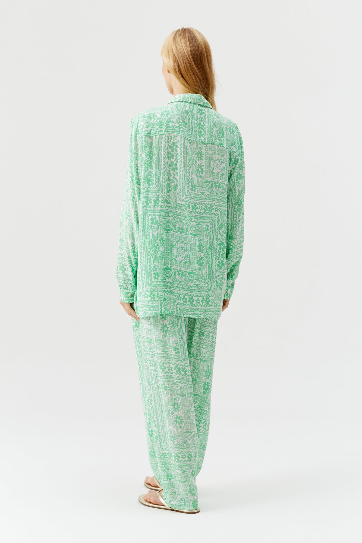 Chemise Millie à boutons imprimée - Medina