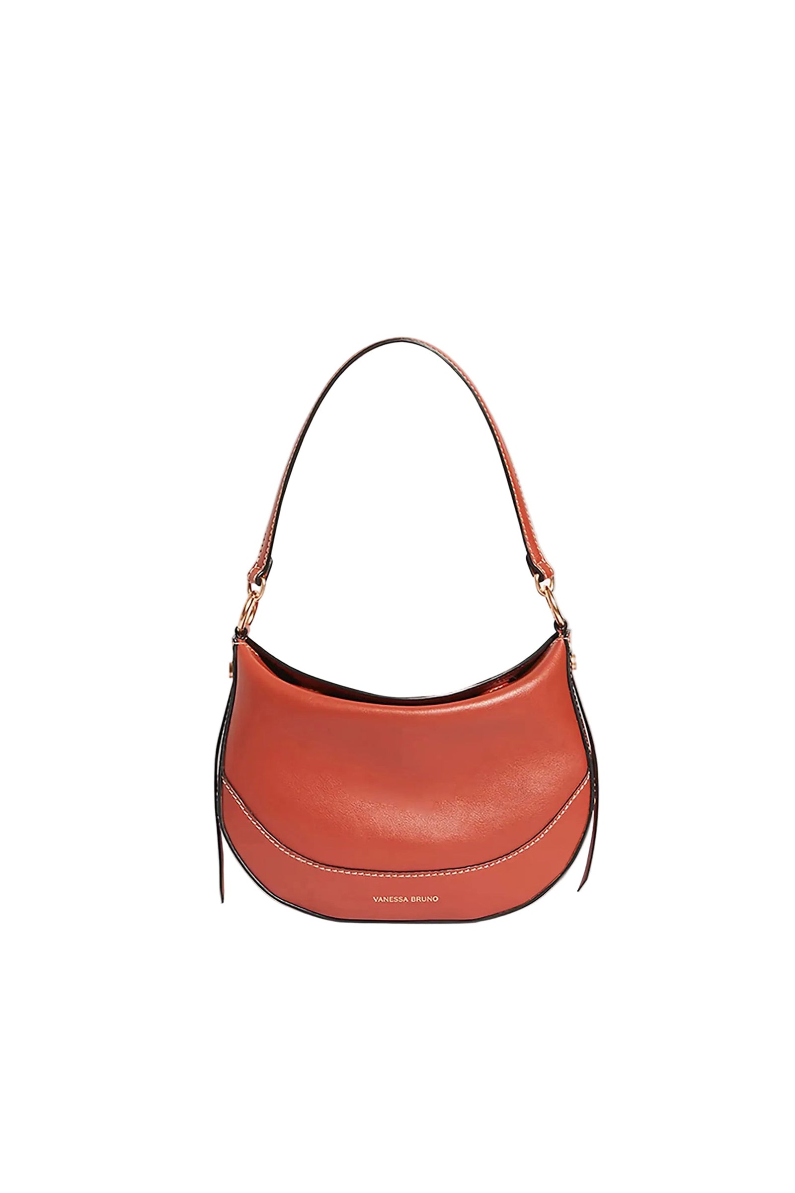 Petit sac Daily en cuir - Rouille