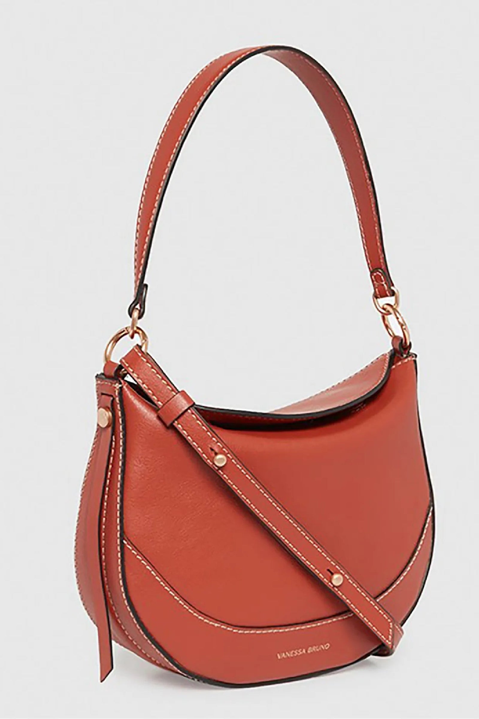 Small Daily leather bag - Rust