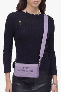 Sac à bandoulière The Mini Bag en cuir - Wisteria