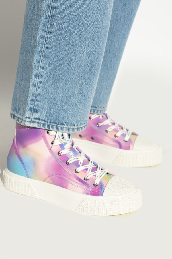 Baskets en toile airbrush - Blue Multicolor