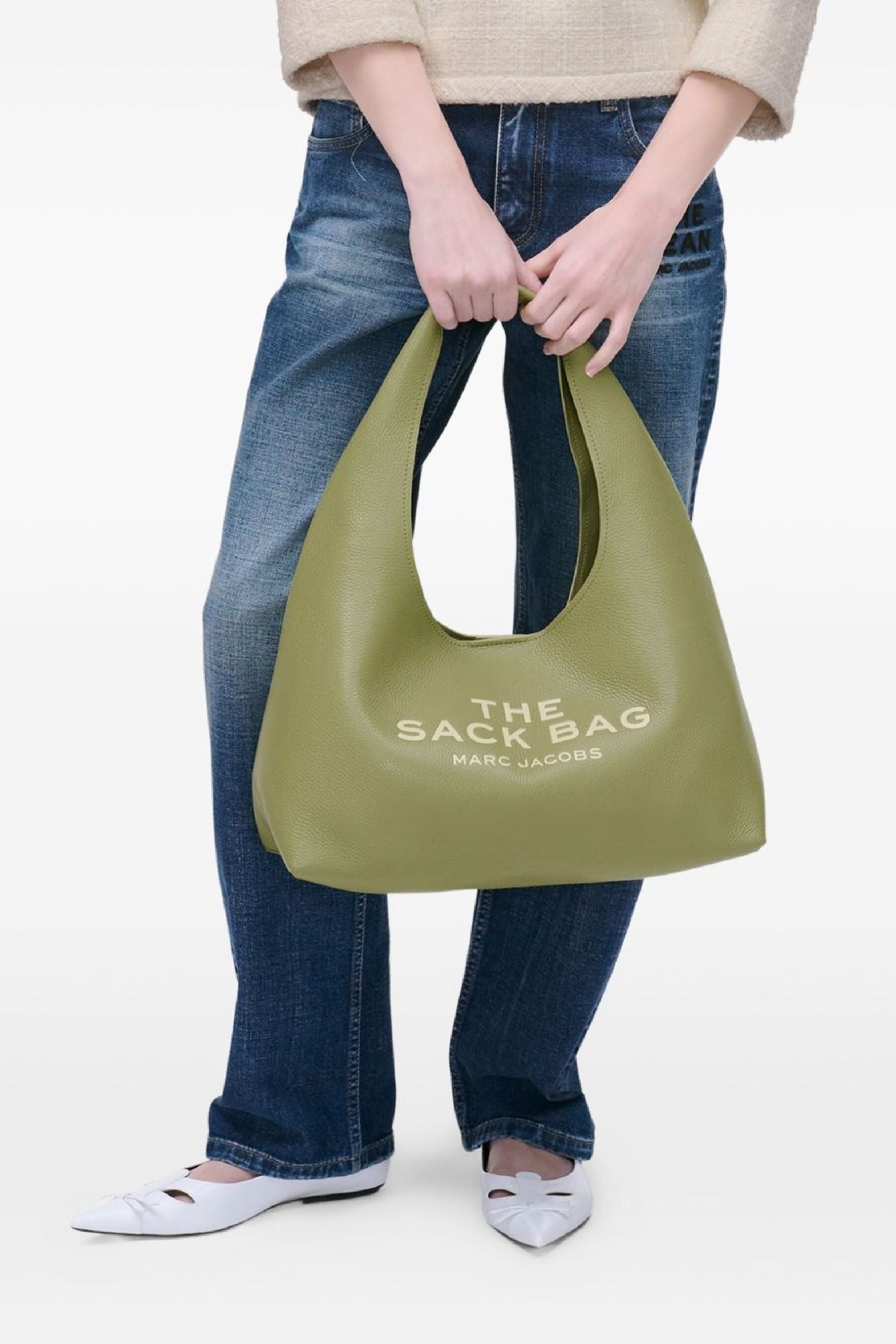 The Sack leather bag - Reed
