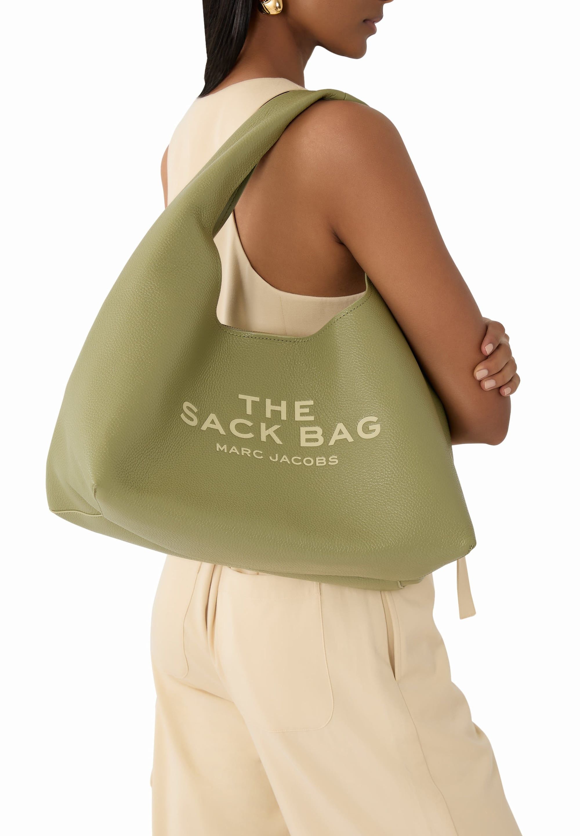 The Sack leather bag - Reed