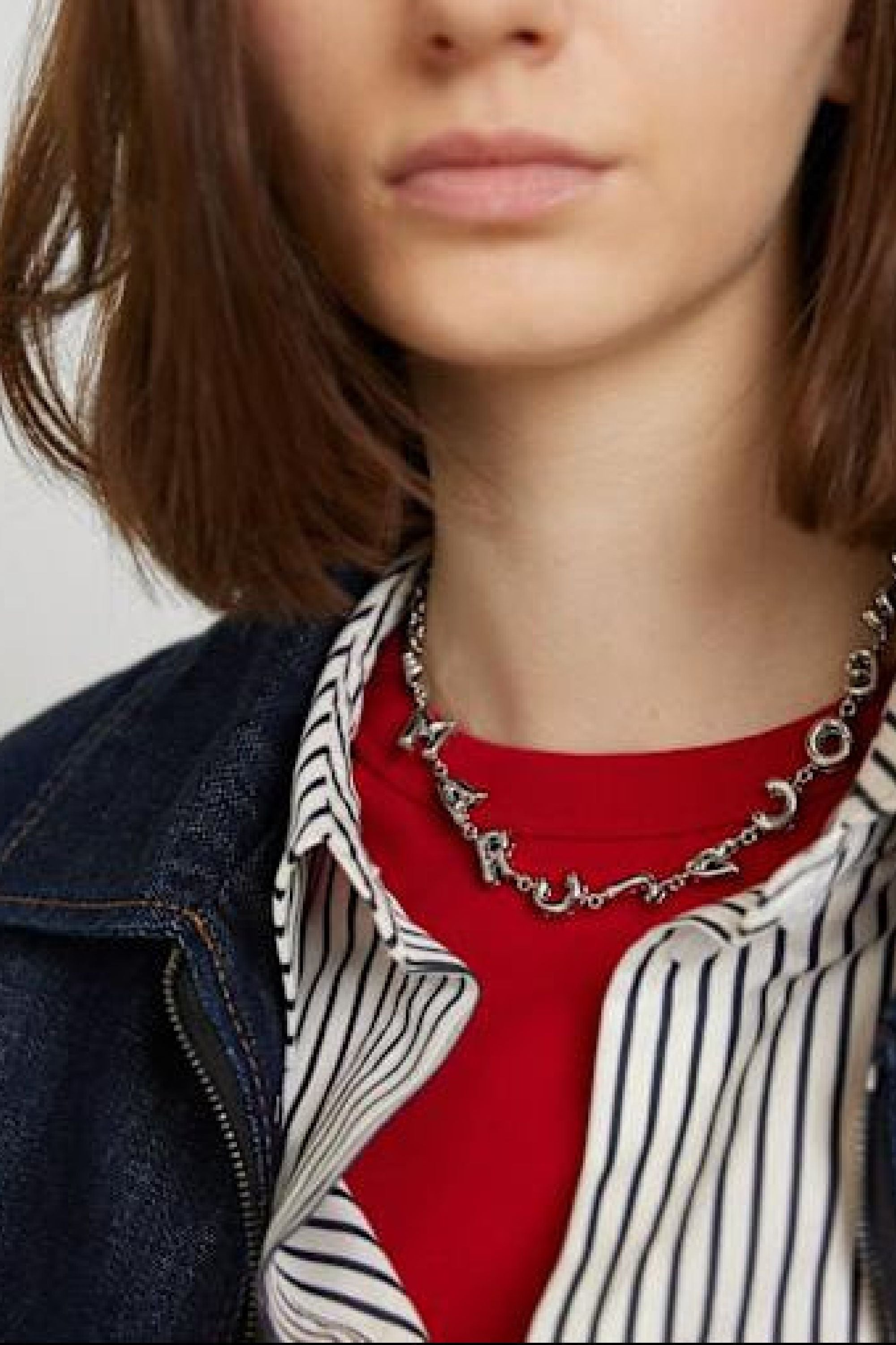 Collier Ballon Marc Jacobs en laiton - Light Antique Silver