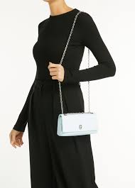 Petit sac Dual avec anse en cuir - Cloud Blue