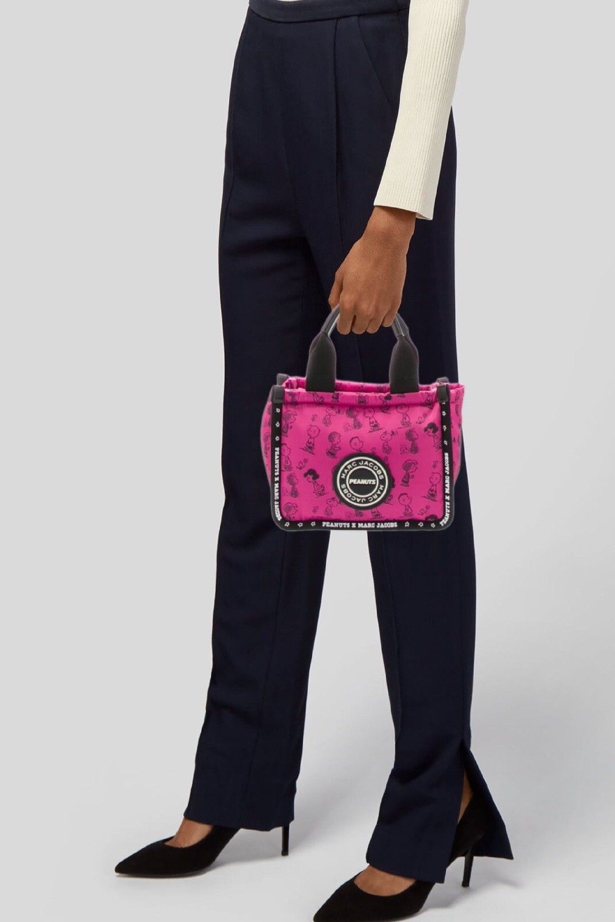 Petit sac Signet imprimé - Fuchsia Fedora