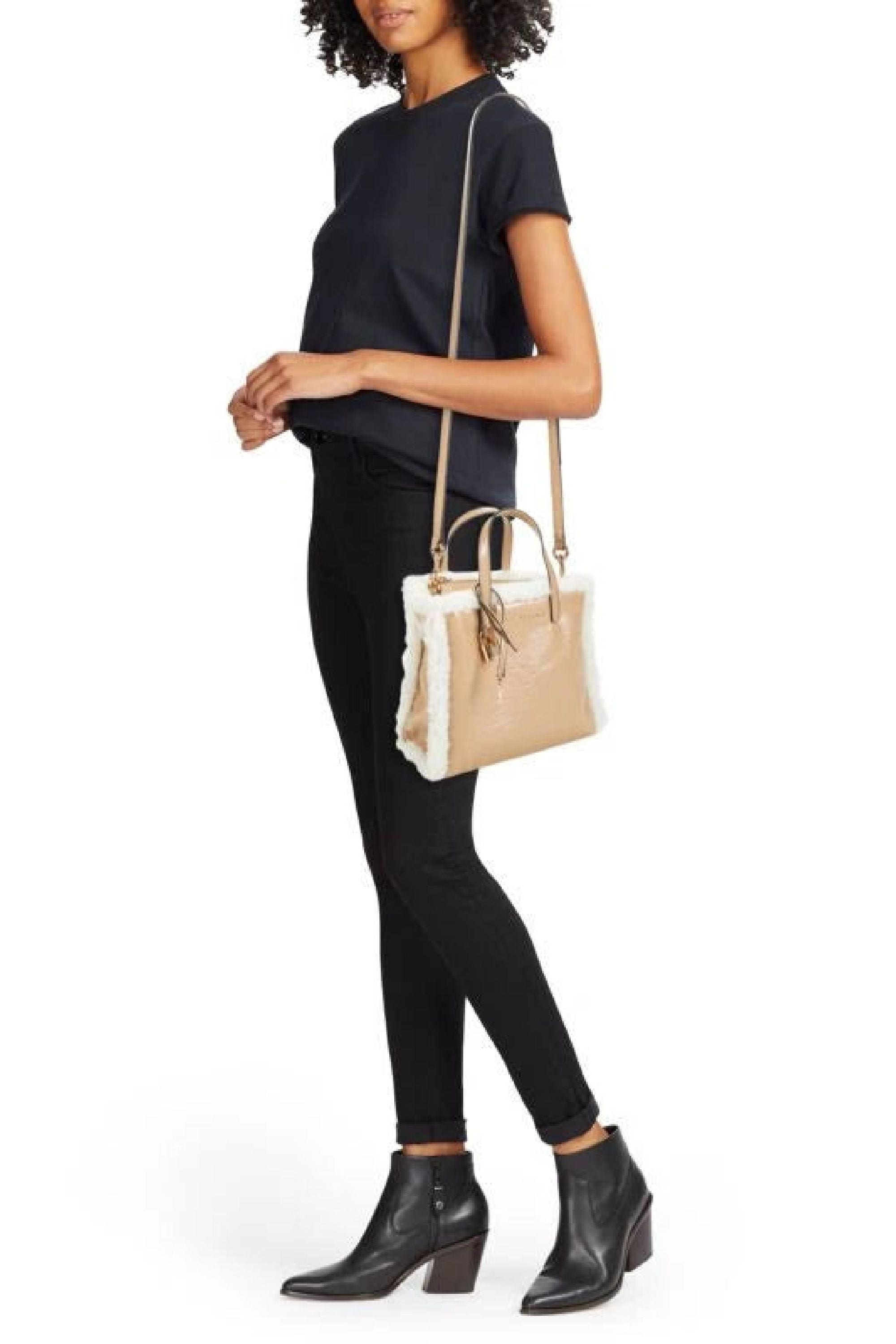 Grind small shoulder bag with lining - Iced Coffee