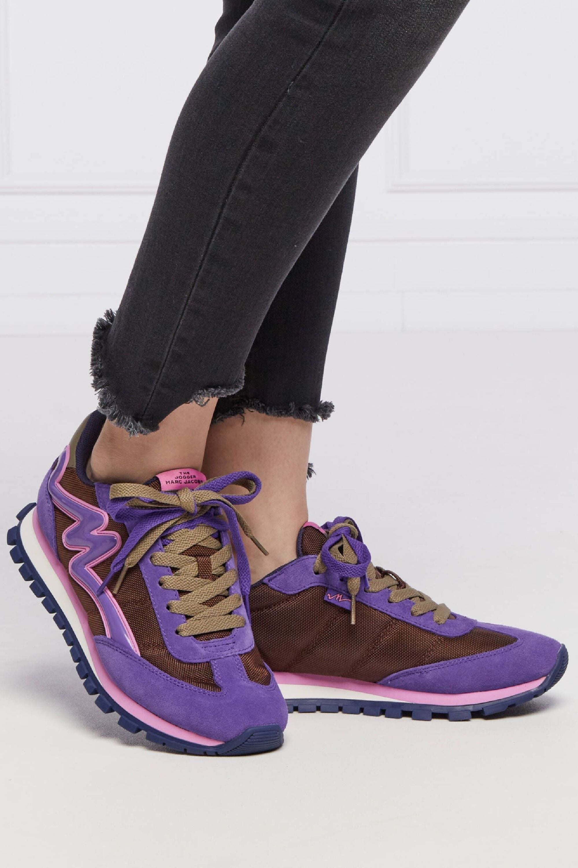 The Jogger low lace-up sneakers - Purple