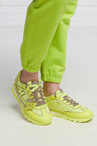 Sneakers basses The Jogger à lacets - Jaune