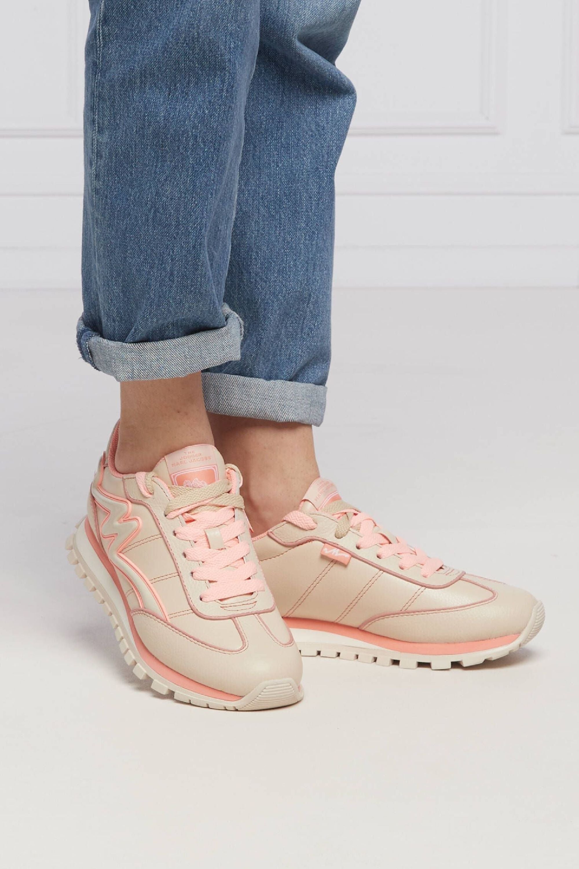 Sneakers basses The Jogger à lacets - Tapioca