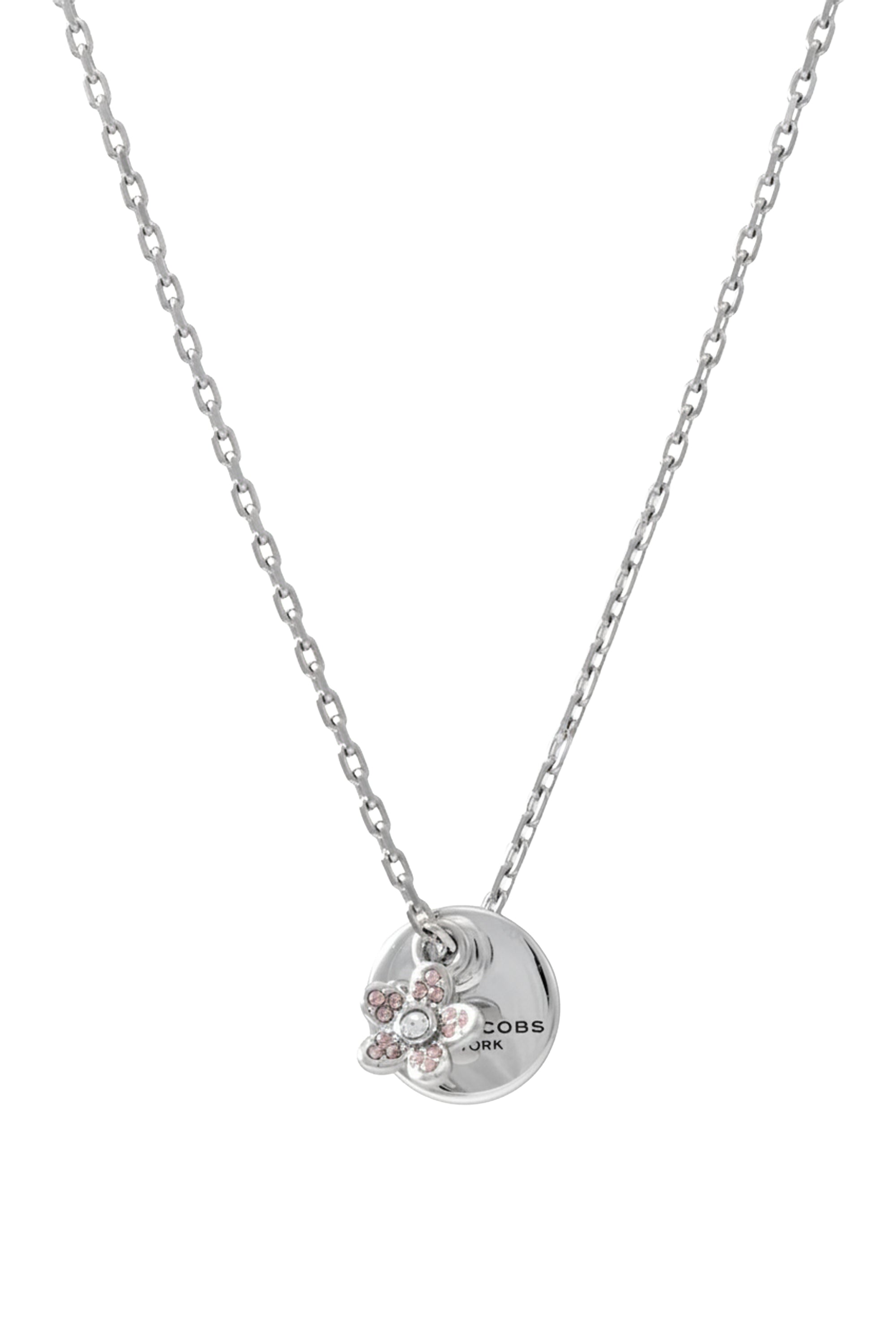 Collier Mj Coin Flower en laiton - Silver