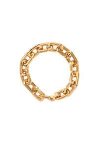 Bracelet à mailles J Marc en laiton - Gold