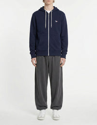 Sweat à capuche zippé - Navy