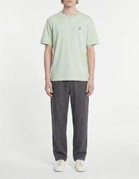 Barista Fox Patch Relax T-Shirt - Basil