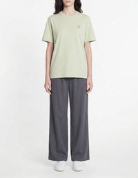 Barista Fox Patch Relax T-Shirt - Basil