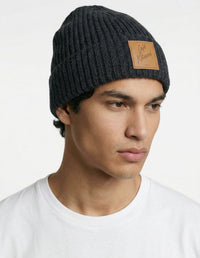 Bonnet Café Kitsuné en laine - Anthracite