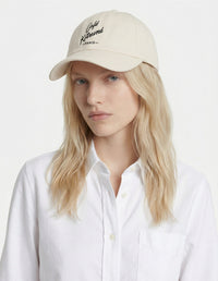 Café Kitsuné Paris embroidered cap - Tapioca