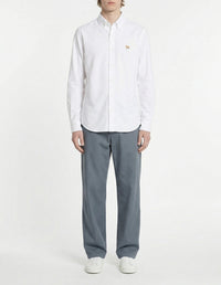 Baby Fox shirt with embroidery - White