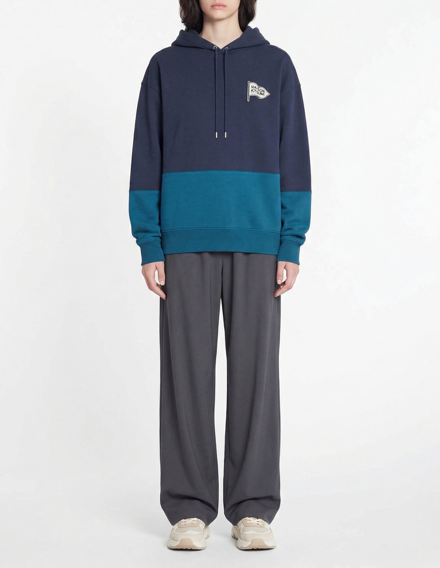 Oversized hoodie - Ink Blue & Sapphire