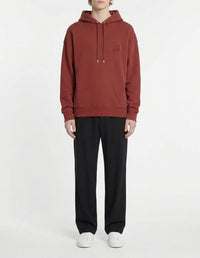 Sweat à capuche Bold Fox Head oversize avec écusson - Teak