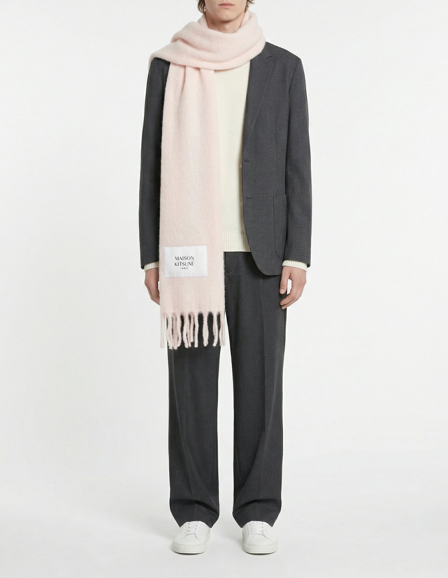 Thick wool scarf - Angel Wing