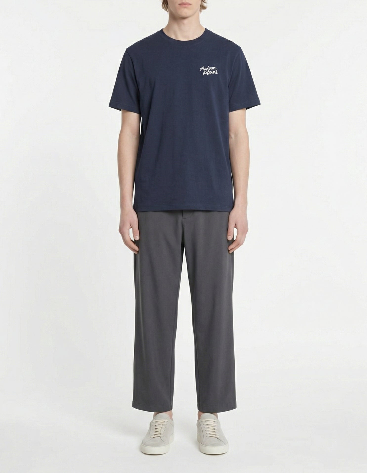 T-shirt with embroidery - Ink Blue