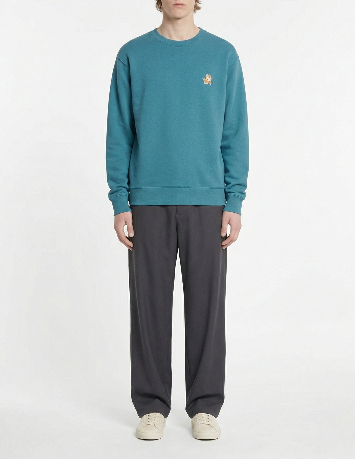 Round-neck sweatshirt with crest - Freshwater