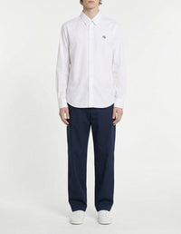 Chemise avec broderie - White