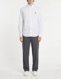 Chemise Bold Fox Head avec écusson - White