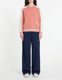 Long-sleeved knitted jumper - Acer Leaf