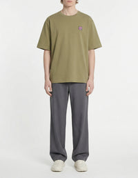 T-shirt oversize Bold Fox Head avec écusson - Canvas