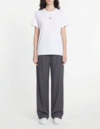 Baby Fox short T-shirt with patch - White