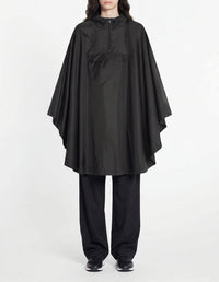 Foldable Poncho Café Kitsuné - Black