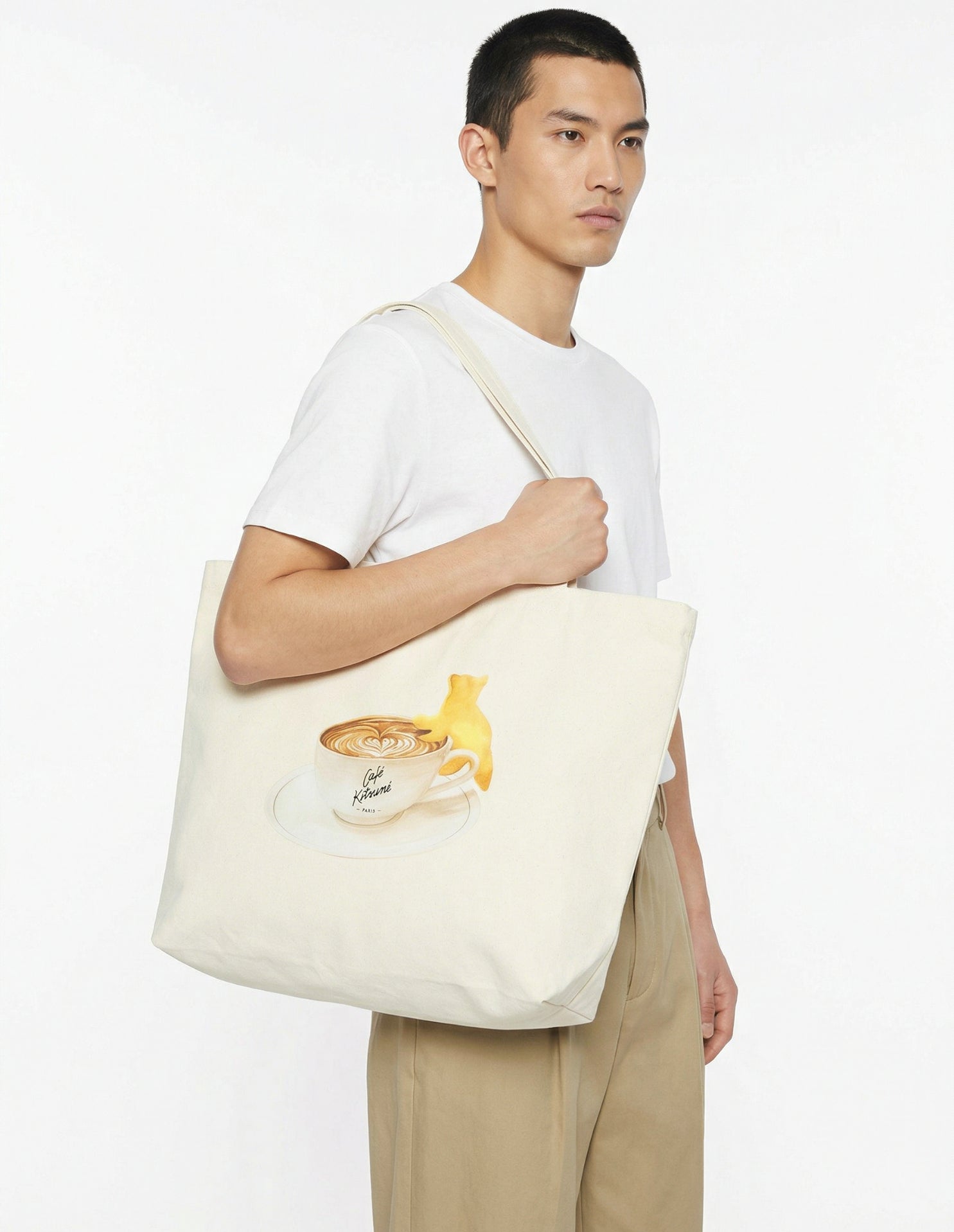 Cappuccino shopping bag - Tapioca