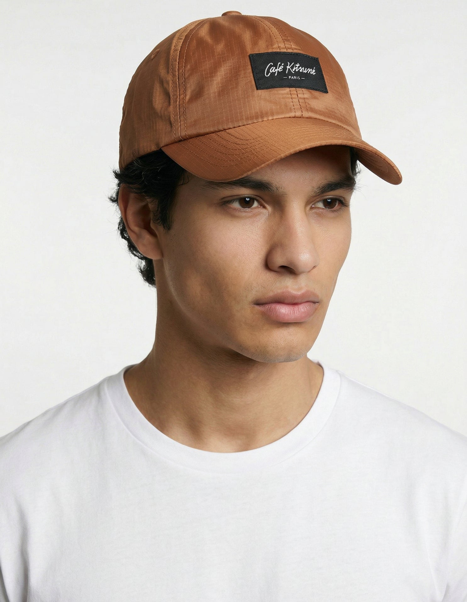Café Kitsuné logo cap - Almond