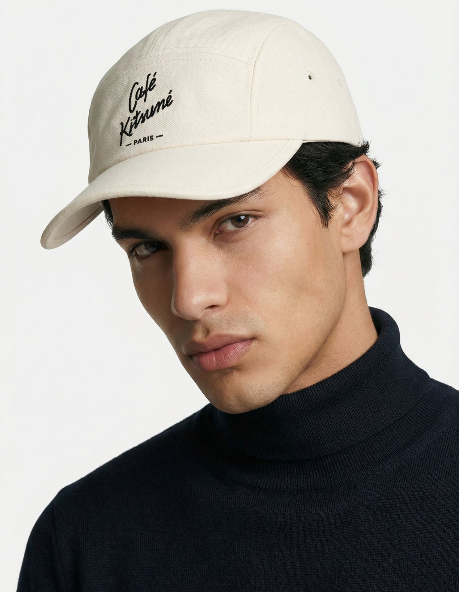 Café Kitsuné printed cap - Latte