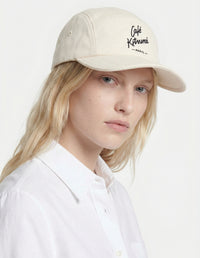 Café Kitsuné printed cap - Latte