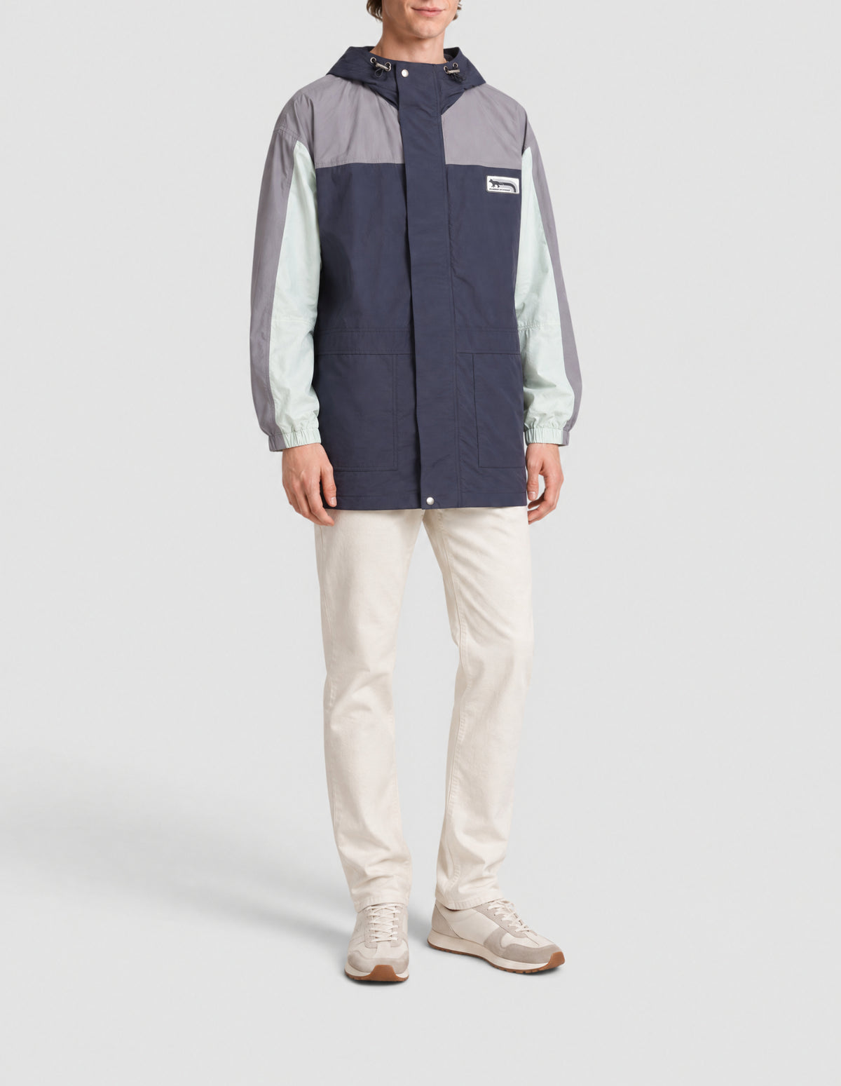 Veste coupe-vent à capuche - Navy