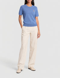 Pull Baby Fox en laine - Dutch Blue