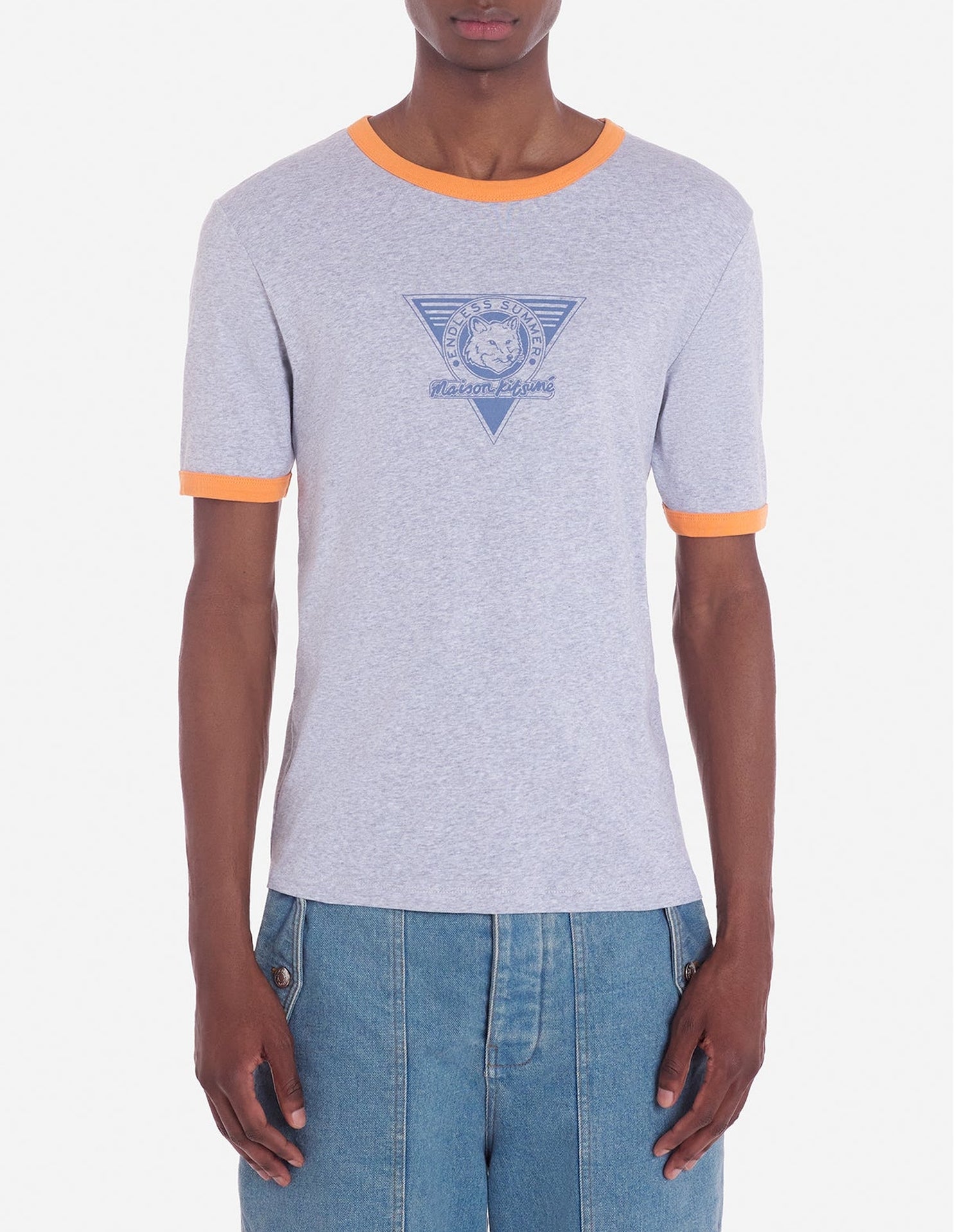 T-shirt avec impression - Light Grey Melange