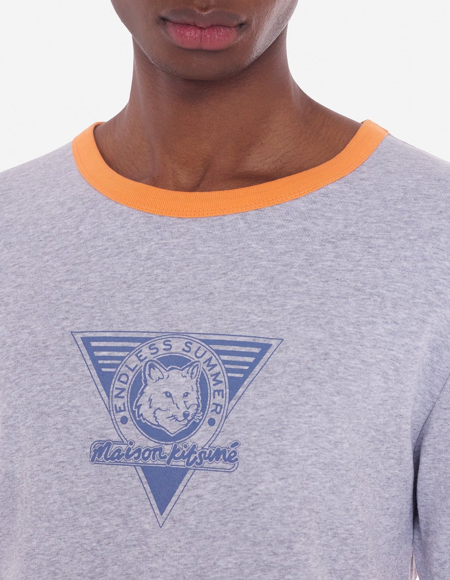 T-shirt avec impression - Light Grey Melange