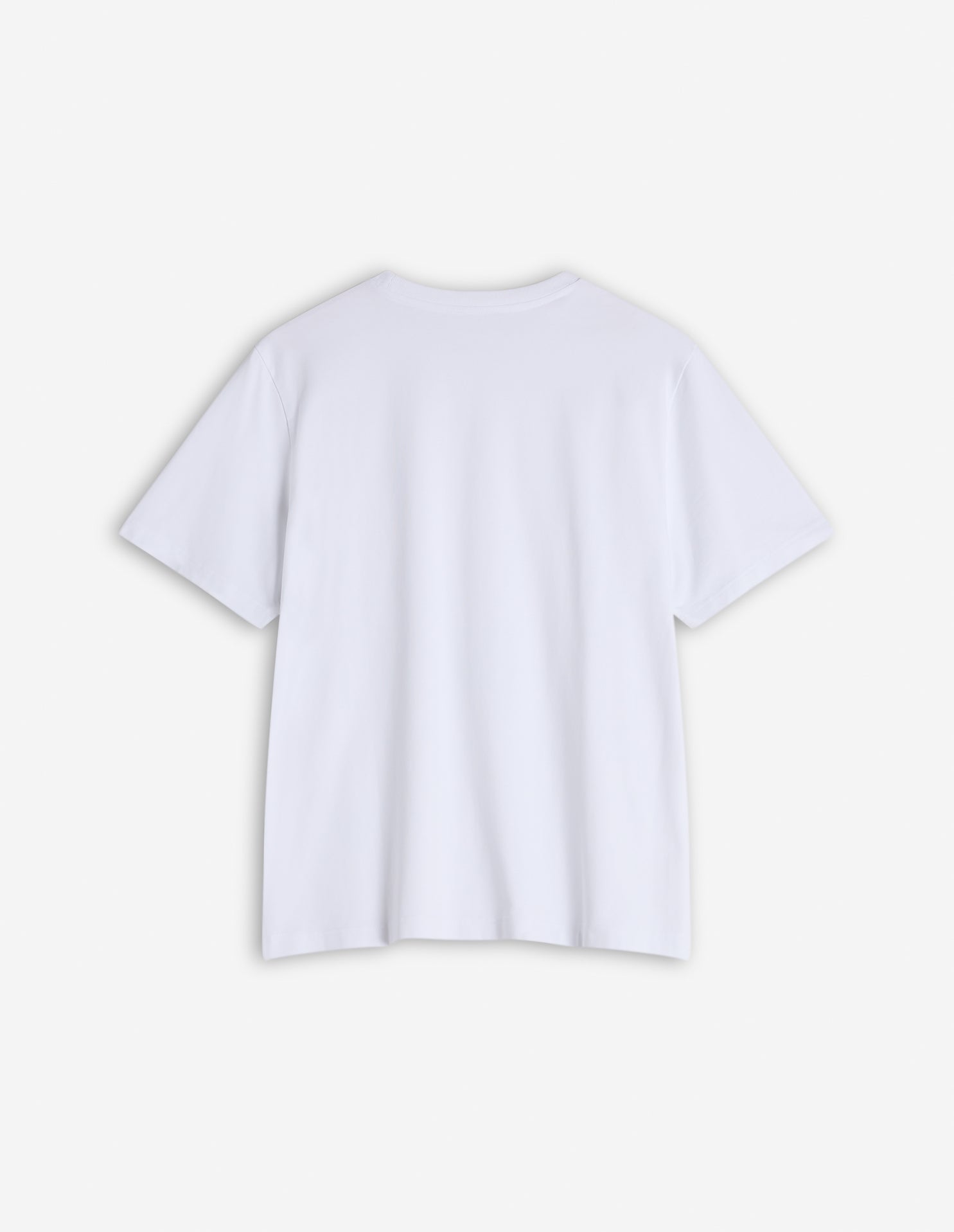 Bold Fox Head T-shirt with patch - White