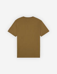 Bold Fox Head T-shirt with patch - Khaki Green