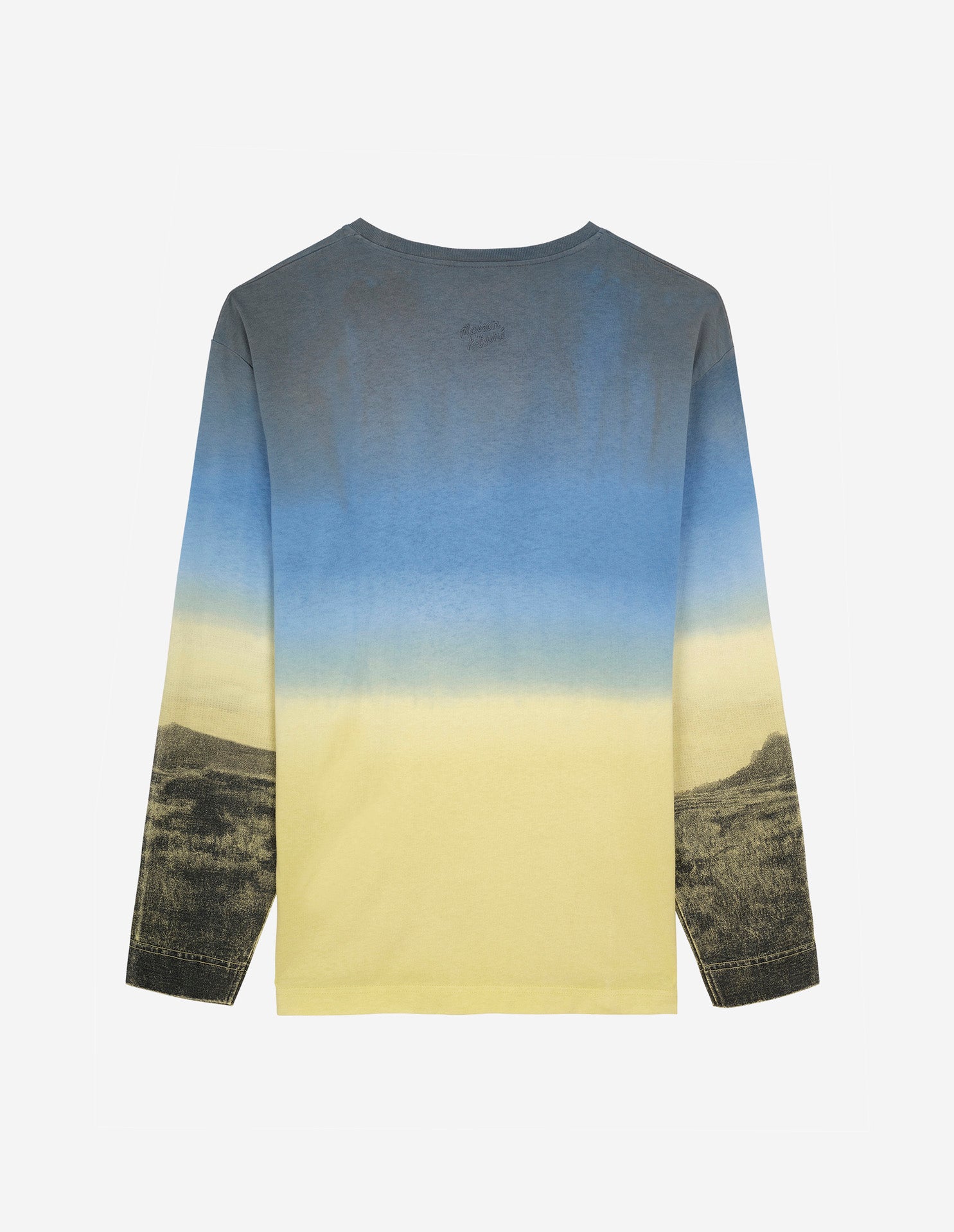 T-shirt à manches longues avec motif - Enamel Blue