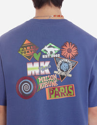T-shirt with print - Storm Blue