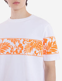 T-shirt à encolure arrondie - White