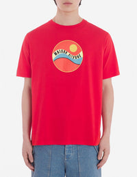 T-shirt à encolure arrondie - Chili Red