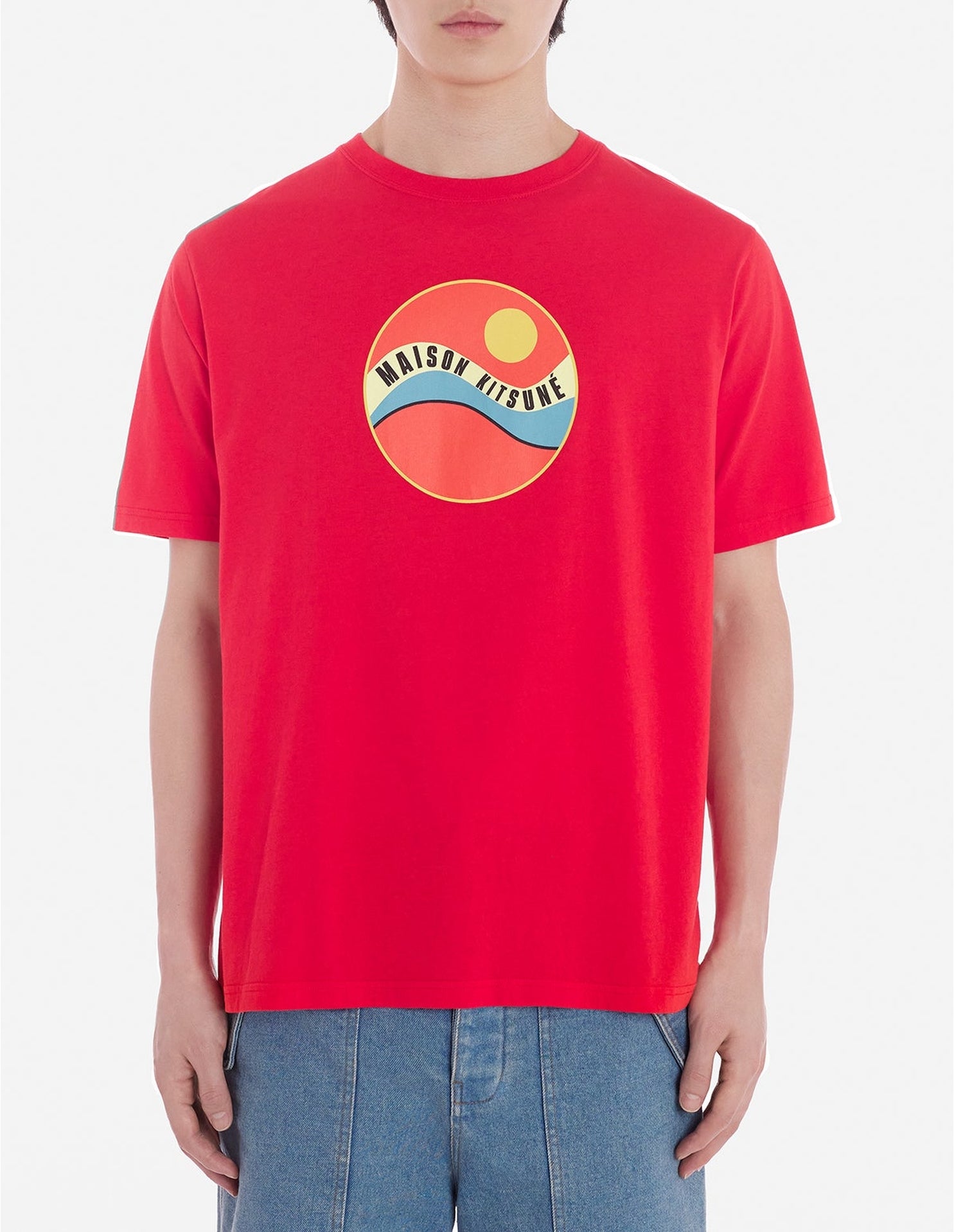 T-shirt à encolure arrondie - Chili Red