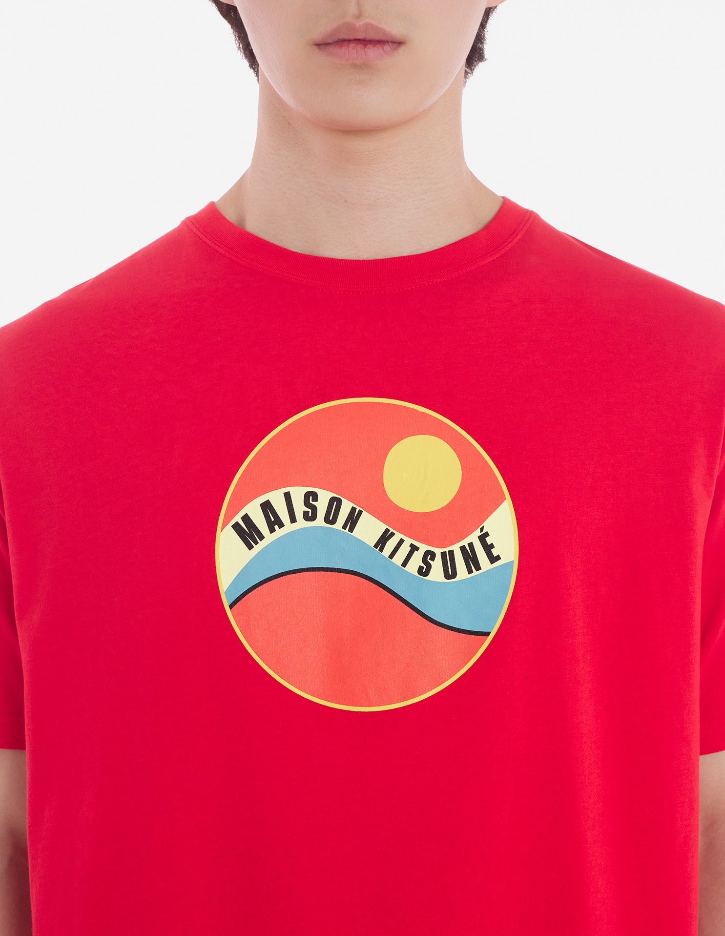 T-shirt à encolure arrondie - Chili Red